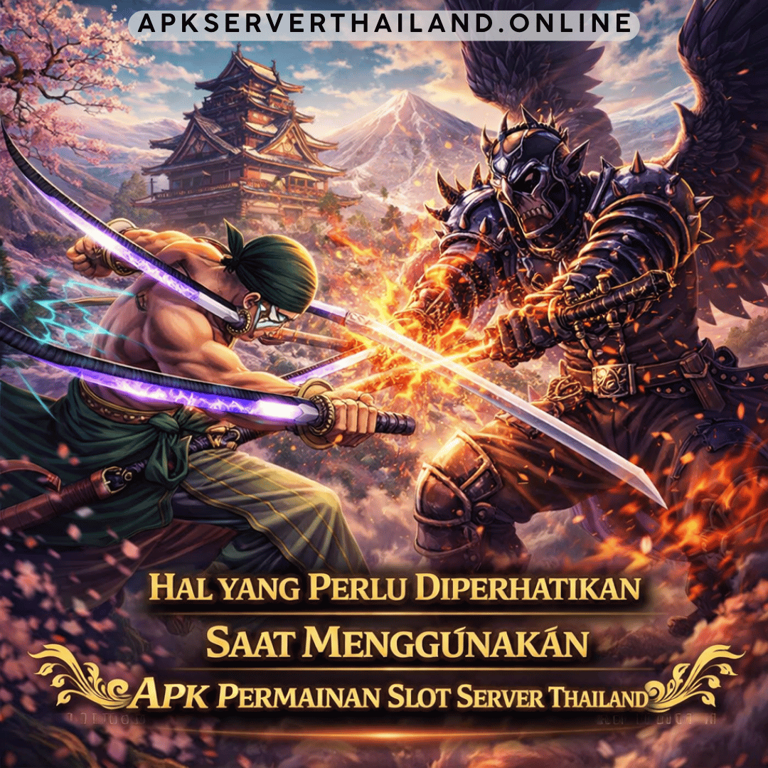 Hal yang Perlu Diperhatikan Saat Menggunakan Apk Permainan Slot Server Thailand